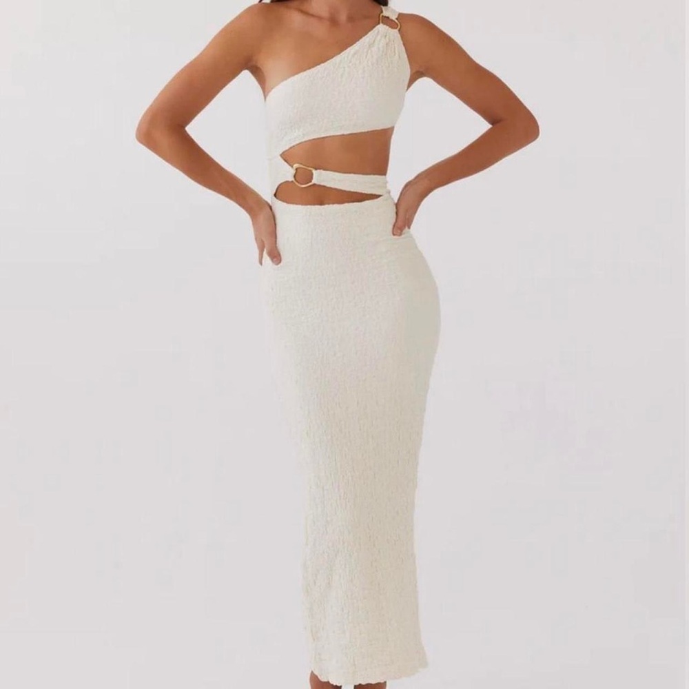 Peppermayo - North Haven Maxi Dress - Ivory Wave - NWT - Size 6